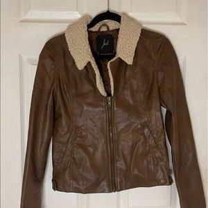 Jack faux leather jacket sz S